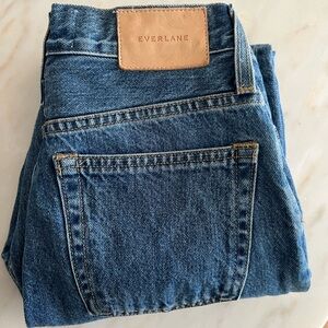 Everlane the 90’s Cheeky Jean - 23” waist, ankle length (26.5” inseam).